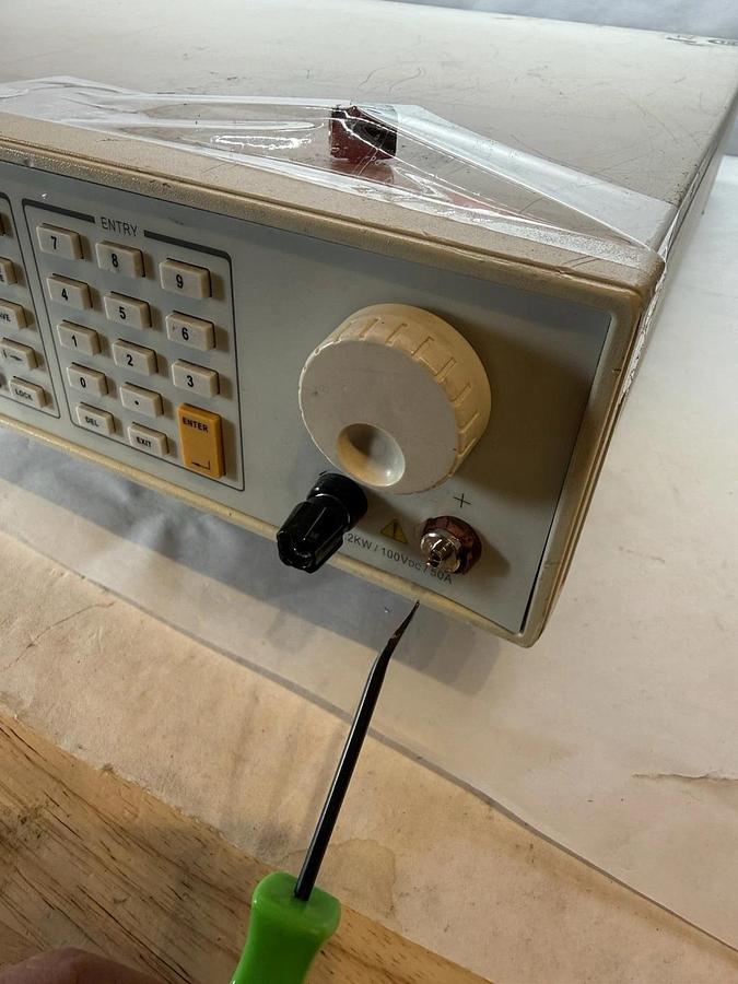 Used Chroma 62012P-100-50 Programmable DC Power Supply 100V, 50A for Parts or Repair