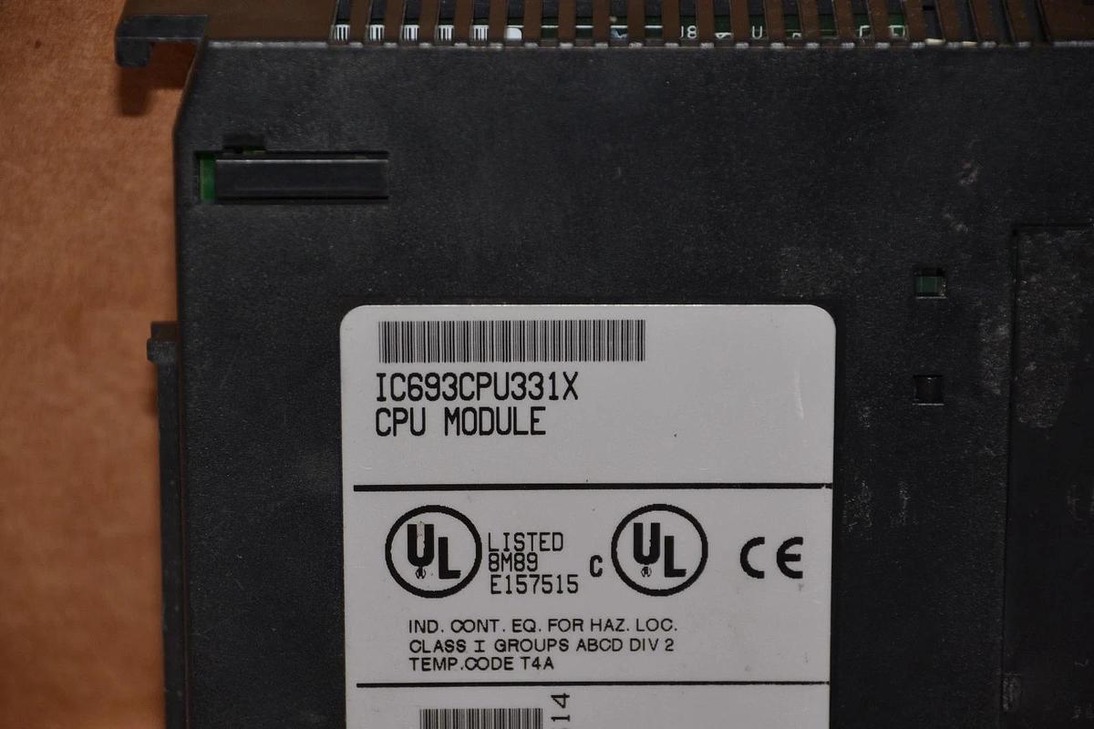 Used GE FANUC IC693CPU331X CPU MODULE IC693CPU331 X   *missing top cover*