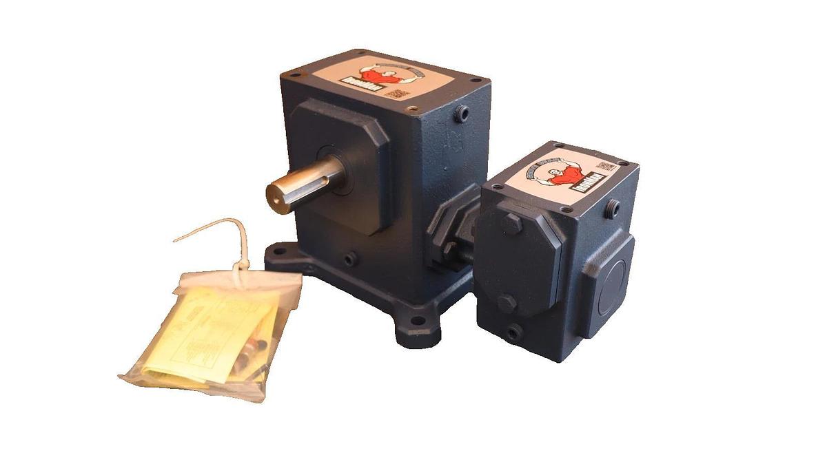IRONMAN GROVE GEAR Box Double Reduction Speed Reducer GRG-DU-821-100D6 100:1 NEW