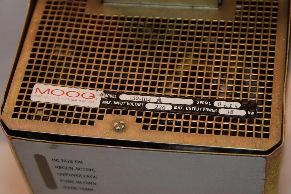 Used MOOG 150-104A 150104A 15Kw 230V Brushless Servo Power Supply