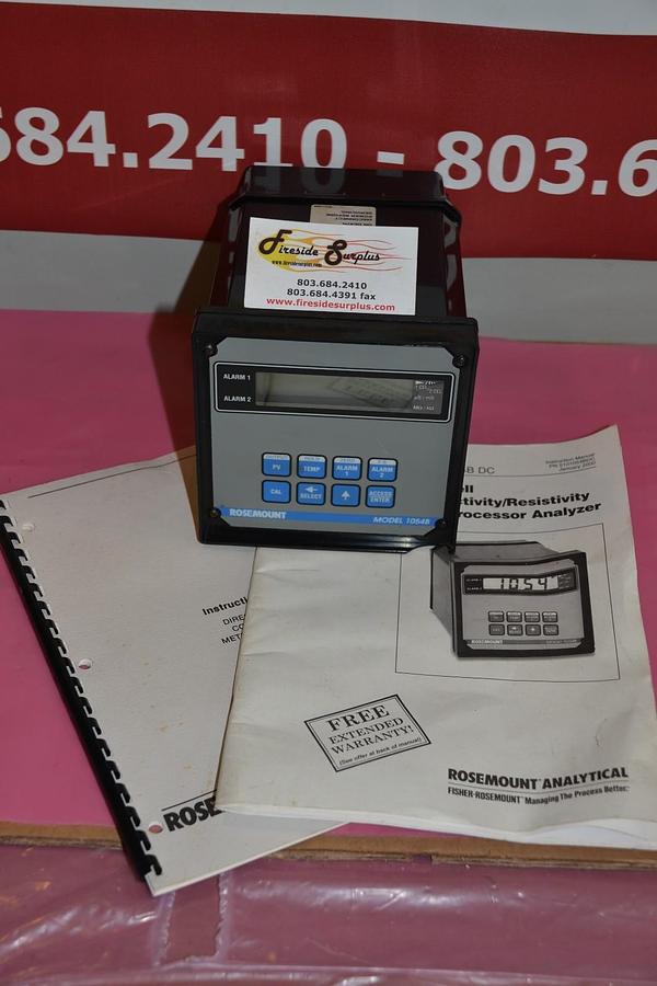 (NEW) ROSEMOUNT 1054BDC 1054 BDC 1054-BDC 230 VAC 20.0.5 Analytical Analyzer