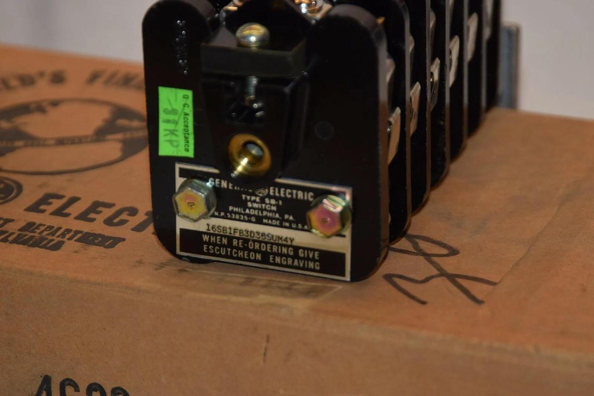 NEW GENERAL ELECTRIC 16SB1FB3D35SUM4Y 4 STAGE 3 POSITION CAM SWITCH