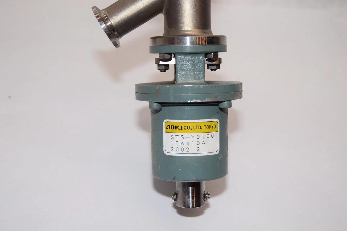 Used AOKI CO. STS-Y0100 10A Sanitary Stainless Steel SS Direction Control Valve