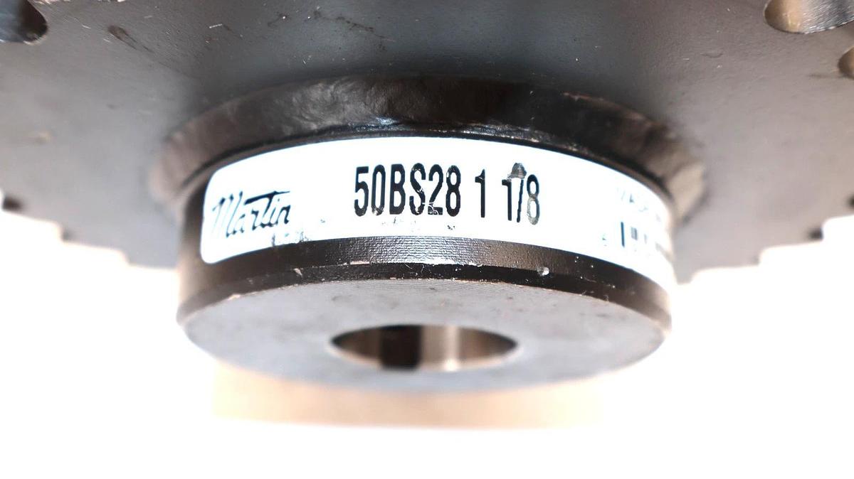 Martin 50BS28 1 1/8 , 1-1/8" Bore 28 Teeth Roller Chain Sprocket (New)