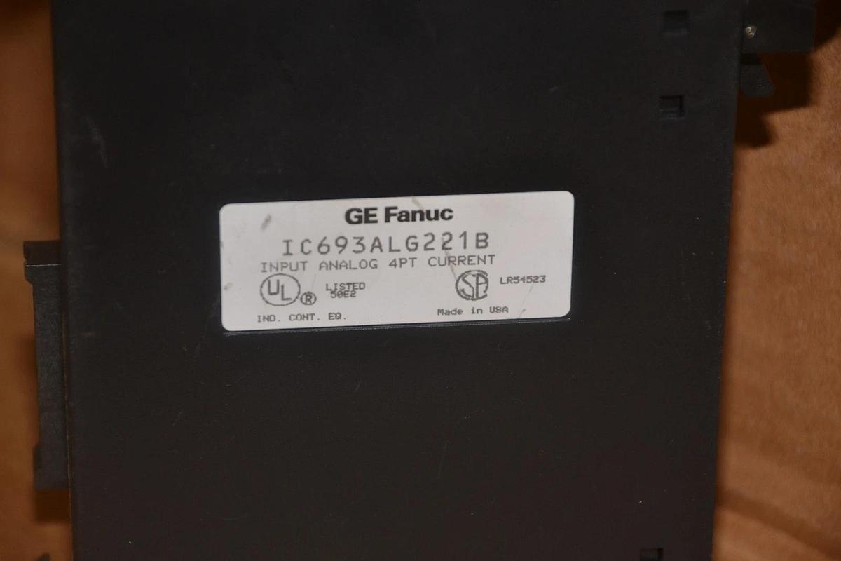Used GE Fanuc IC693ALG221B Input Analog 4pt Current Module no cover