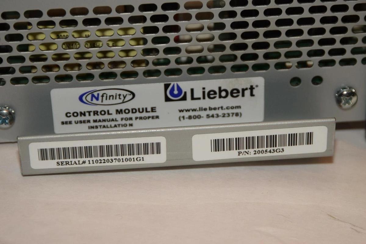 Used EMERSON / LIEBERT 200543G3 Nfinity Control Module