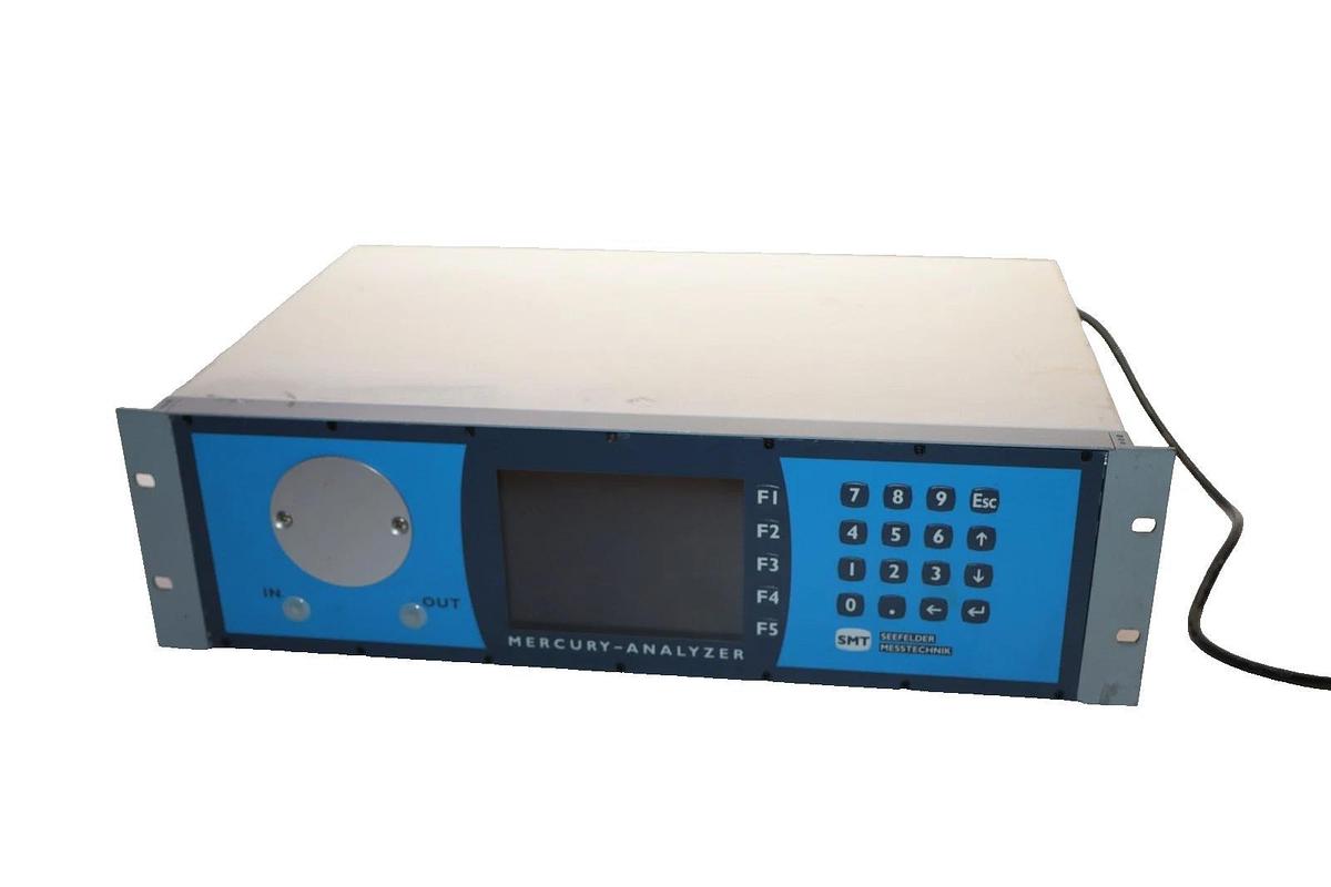 Used Seefelder Messtechnik Mercury-Analyzer SMT Hg-CEM Ph 90-240Vac 4-20mA