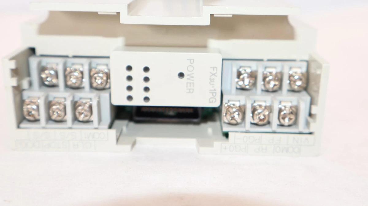 Used MITSUBISHI ELECTRIC FX3U-1PG , FX3U1PG 5-24Vdc 20mA Programmable Controller