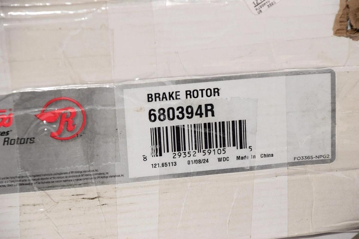 (NEW) REYBESTOS 680394R Rotor-R-Line Rear Brake Rotor