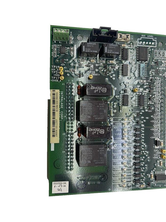 Used Intralase Corp 73092-004 Rev. A , 550092-003 Rev. B J3577101 W0067