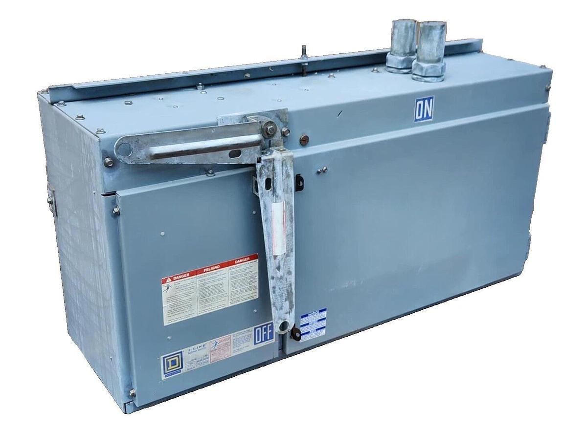 Used SQUARE D I-Line Fusible Busway Switch PBQ3640G 400A 400 Amp Ser 7 3P3W 600v 3ph