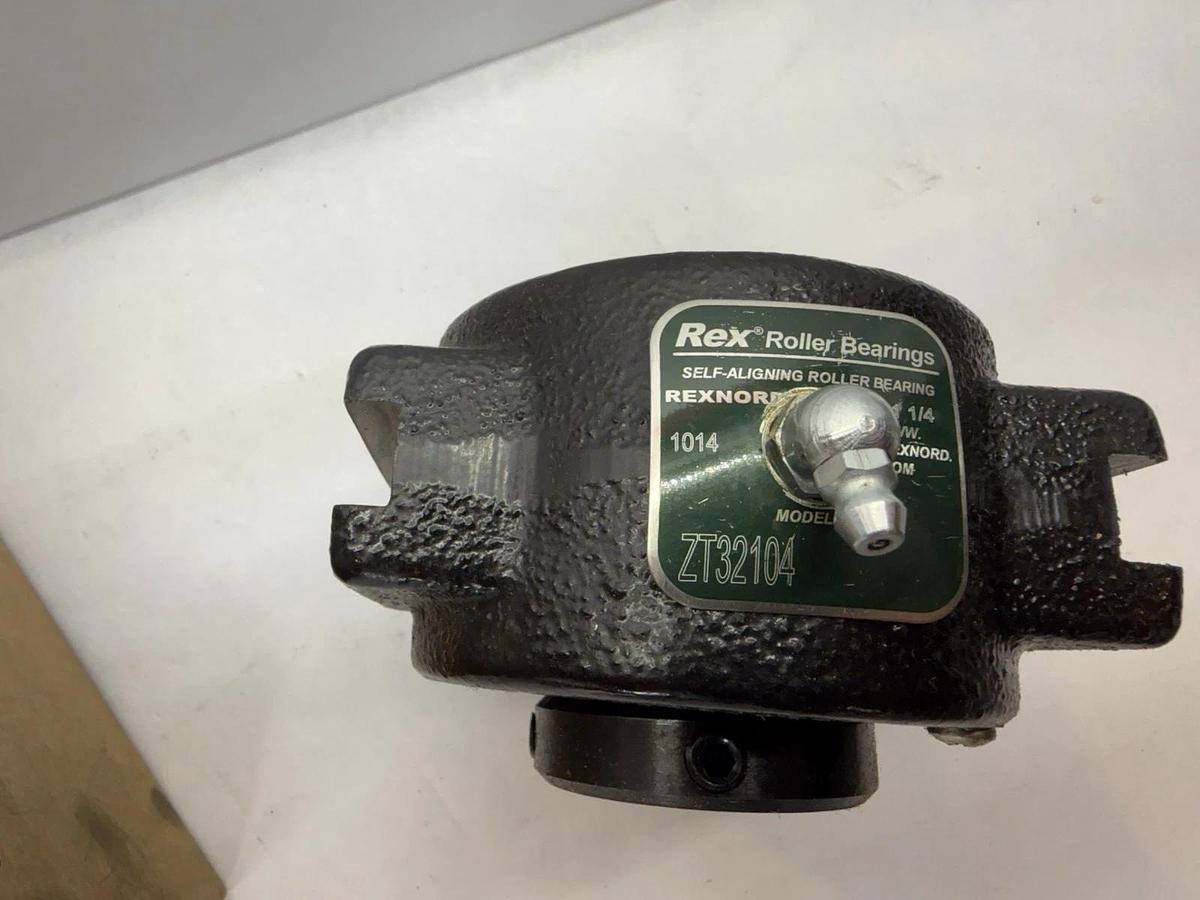 Rex REXNORD ZT32104, 1-1/4" TAKE-UP ROLLER BEARING SIDE MOUNT, SPHERICAL ROLLER