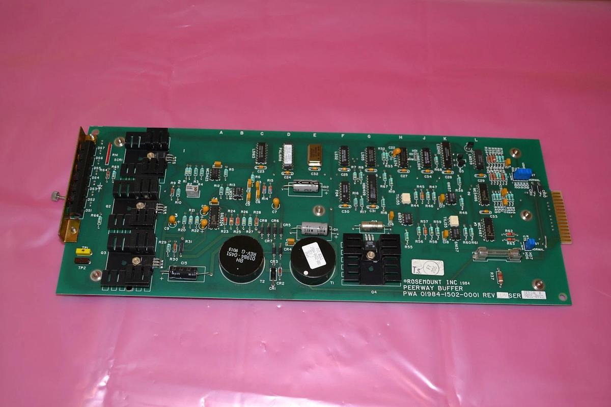 Used FISHER ROSEMOUNT PEERWAY BUFFER 01984-1502-0001 0198415020001 REV:L/V