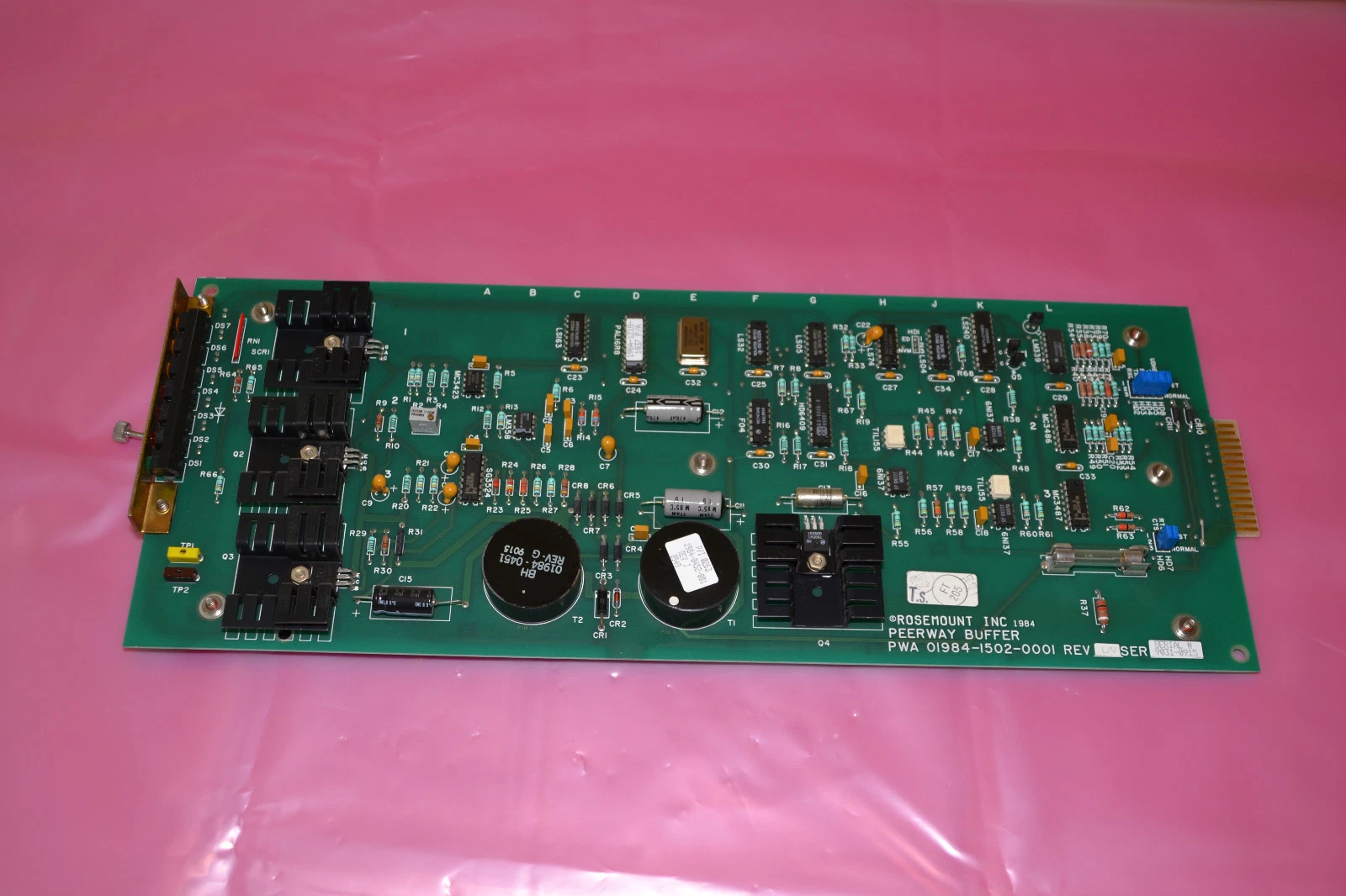 Used FISHER ROSEMOUNT PEERWAY BUFFER 01984-1502-0001 0198415020001 REV:L/V