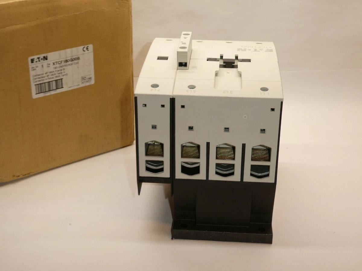 Used (New) Eaton XTCF160G00B  4 pole 160 Amp Contactor 190-240 Volt Coil