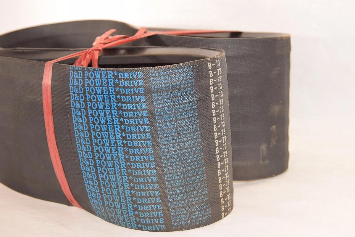 (NEW) D&D POWERDRIVE B73/08 ORB-19-12248B73/08 08 Rib 76" L 0.62" W V-Belt