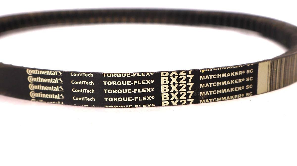 Continental BX27 Torque-Flex Matchmaker SC Cogged Belt V-Belt (New - Lot of 2)