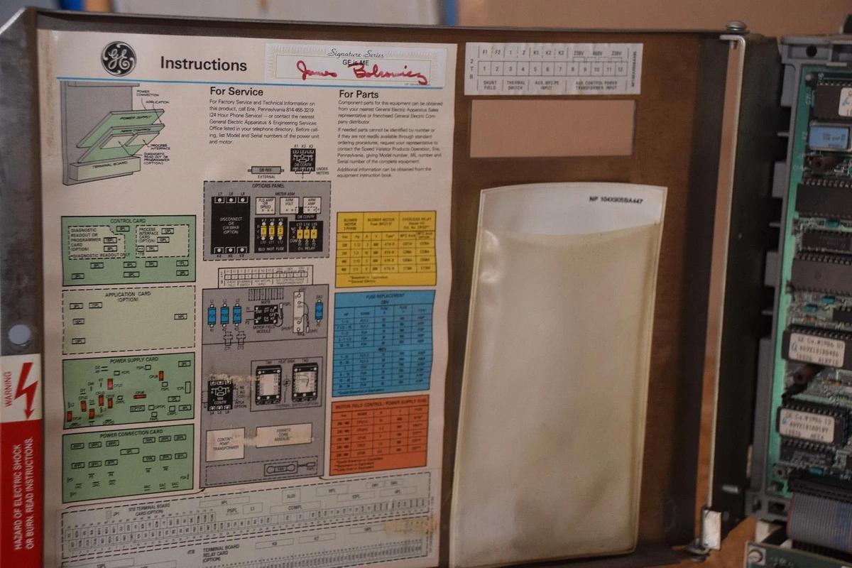 Used GE GENERAL ELECTRIC DC-300 Adjustable speed drive 5HP 5 HP 7VXAS057CD02