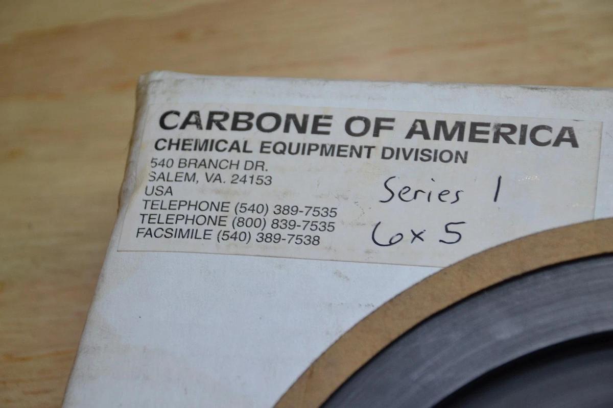 Carbone of Americal Graphilor Bursting Membrane Series 1 Burst Disc 6" 5psi NEW