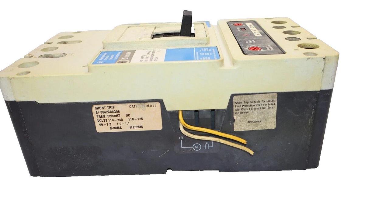 Used Westinghouse Ser C Circuit Breaker KDB35k 400a 400 Amp 2p KDB2400M01S09Y07