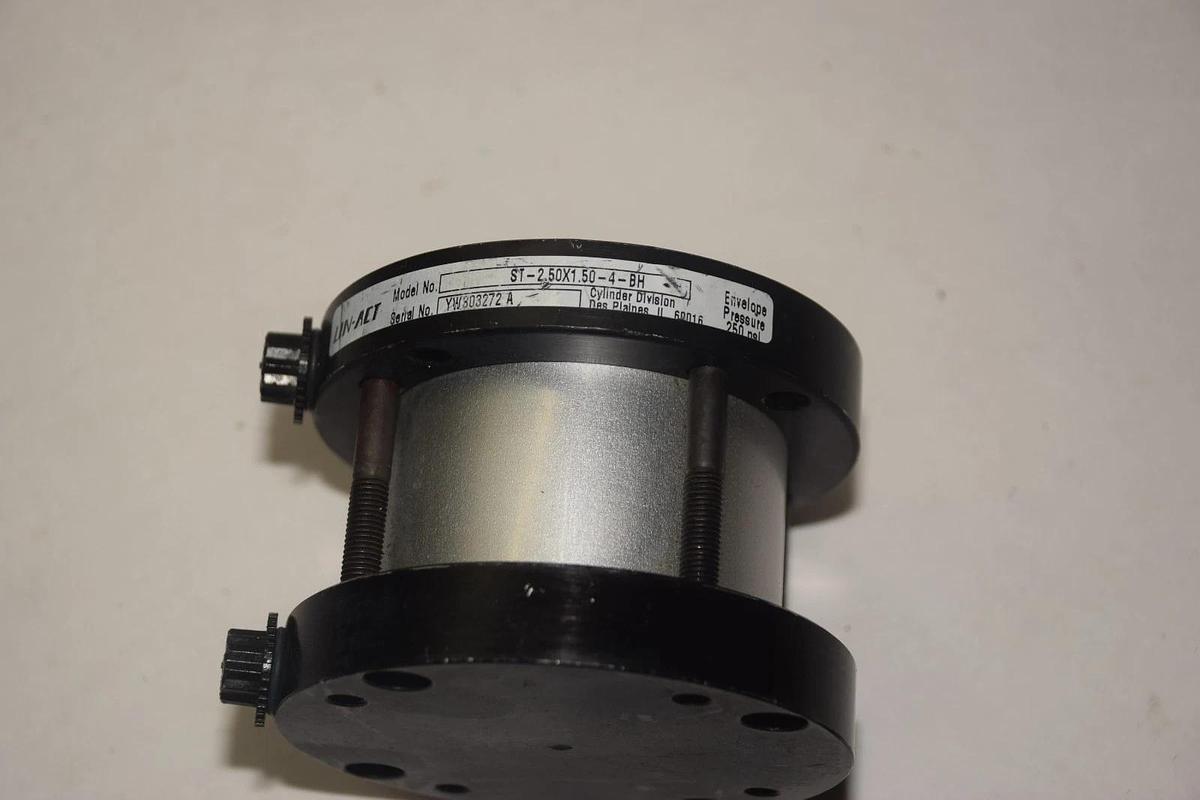 LIN-ACT ST-2.50X1.50-4-BH PNEUMATIC CYLINDER NEW