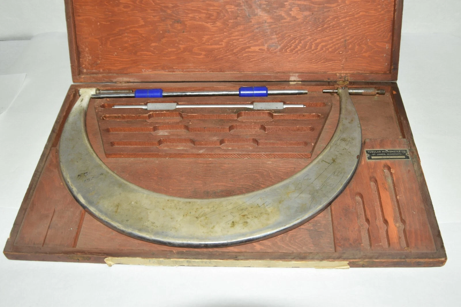 Used TUBULAR MICROMETER M016 MO16 12-16" M016-12 T016 M01612 Outside Standard Case