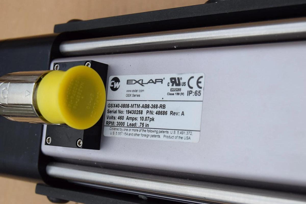 EXCLAR Curtiss-Wright Linear Actuator GSX400808MTMAB836830 GSX400808MTMAB8368RB