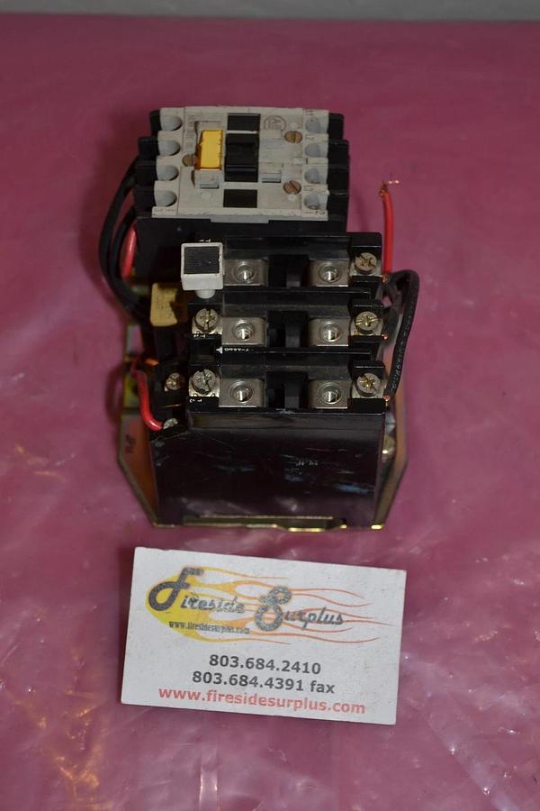 Used ALLEN BRADLEY CONTACTOR 509-TOD SER. B  SIZE SZ 00 9 A AMP 600 VAC 600V