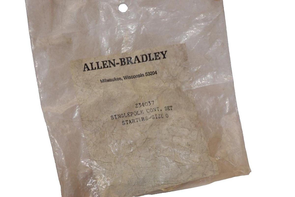 (NEW - Lot of 5) ALLEN BRADLEY Z-34037 , Z34037 Size 0 1 Pole Contact Kit