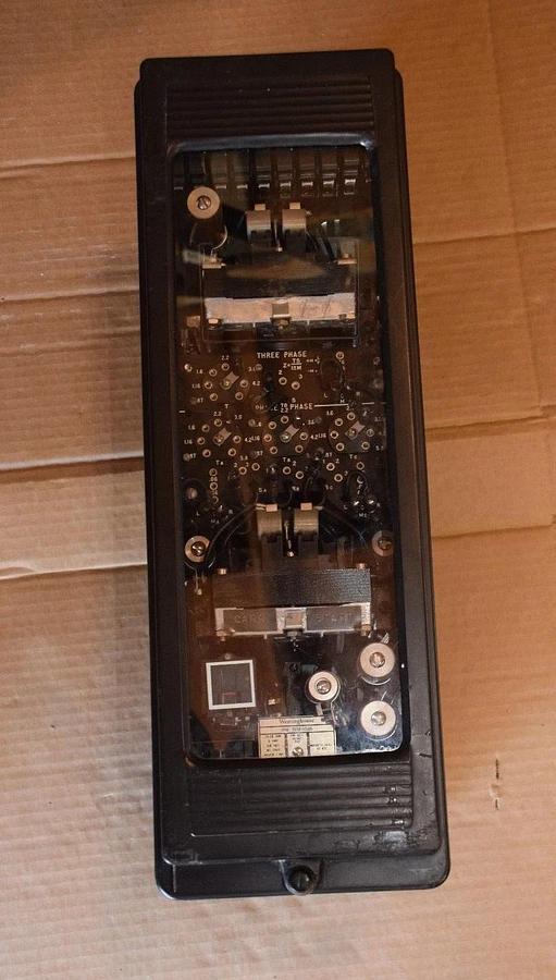 Used Westinghouse KD-1 Distance Relay 289B142A15 .75-2.0 Ohms 5A 120V