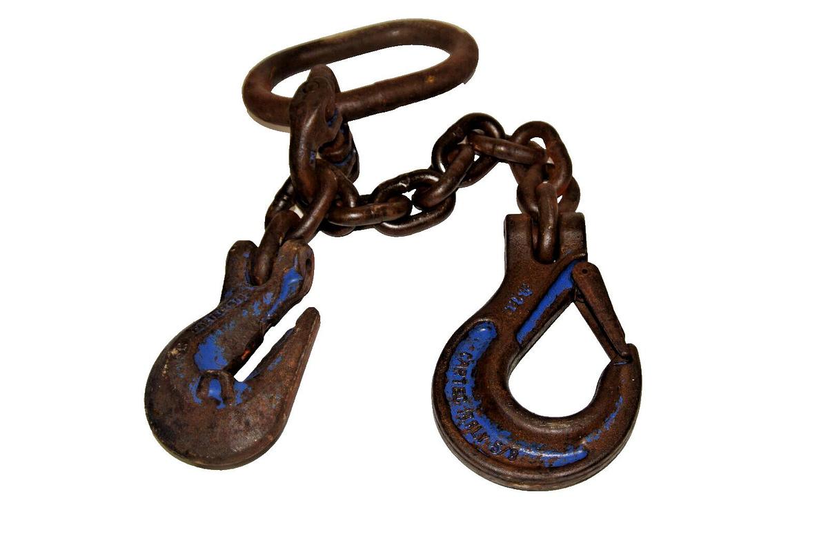 Used Cartec 5/8" CBX16 16-10 CLX16 5/8" Chain Lifting Sling 1" Master Link M-1613-10