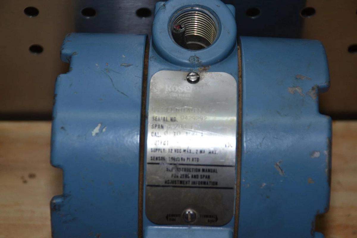 Used ROSEMOUNT 0444LL1U1A1E5 0-150F .8-3.2VDC TRANSMITTER
