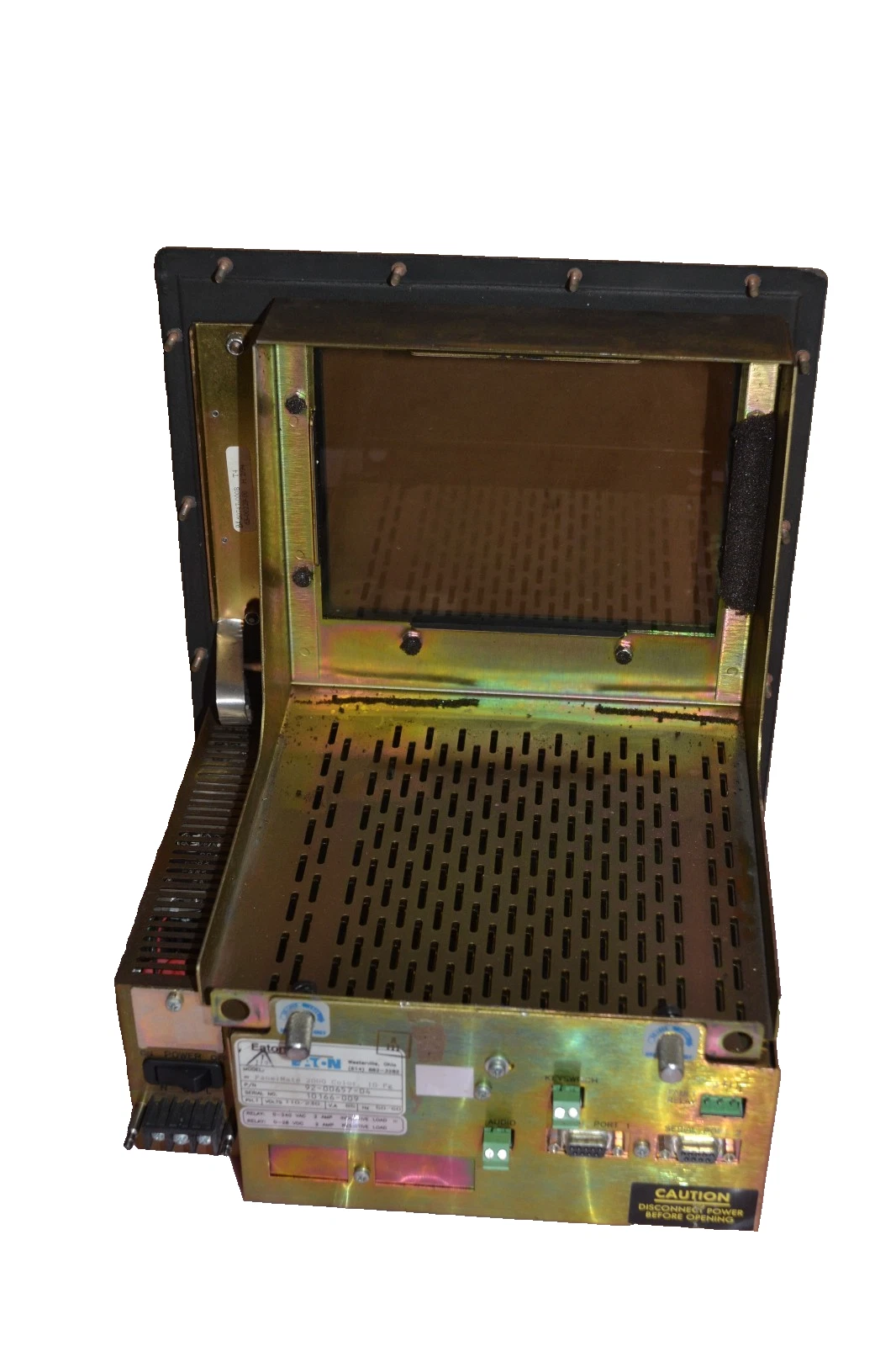 Used EATON 92-00657-04 IDT PANELMATE 2000 COLOR INTERFACE MODULE & FRONT COVER 1PH