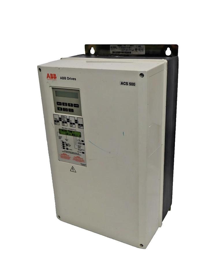 Used ABB Drive ACS500 ACS501-025-4-00P51 440-500vac 3p ACS501-025-4-00P51 25hp 30hp