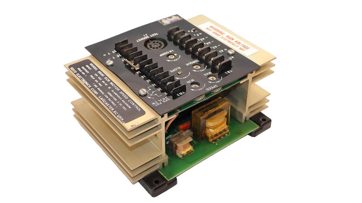 Used Seco Electroncis 8500 120Vac 60Hz 15Amp SCR Motor Speed Control