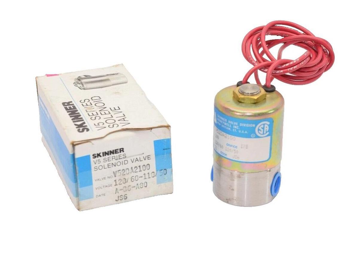 Honeywell / Skinner V52DA2100 110/120V 50/60Hz 100psi Solenoid Valve (New)