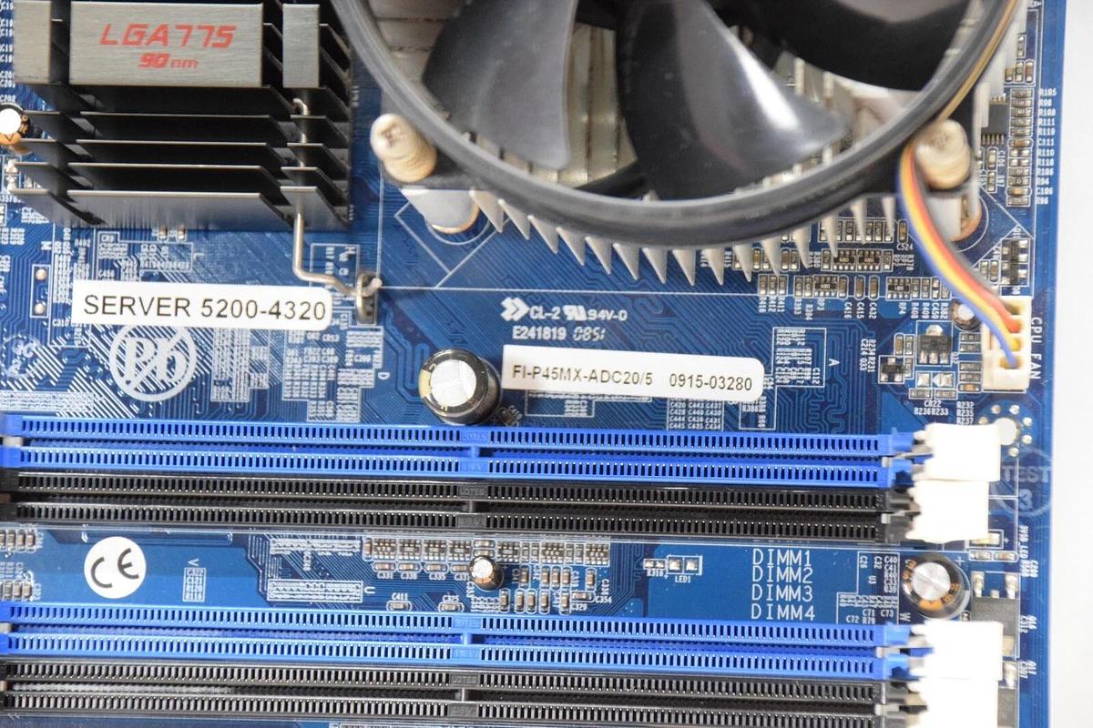 Used CORVALENT FI-P45MX-ADC20/5 , 0915-03280 , 94C100T004735 Circuit Board Card W/Fan