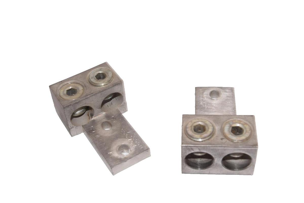 Used CFC-NY-AD600M 600MCM #4 CU-AL Double Mechanical Lugs (Lot of 2)