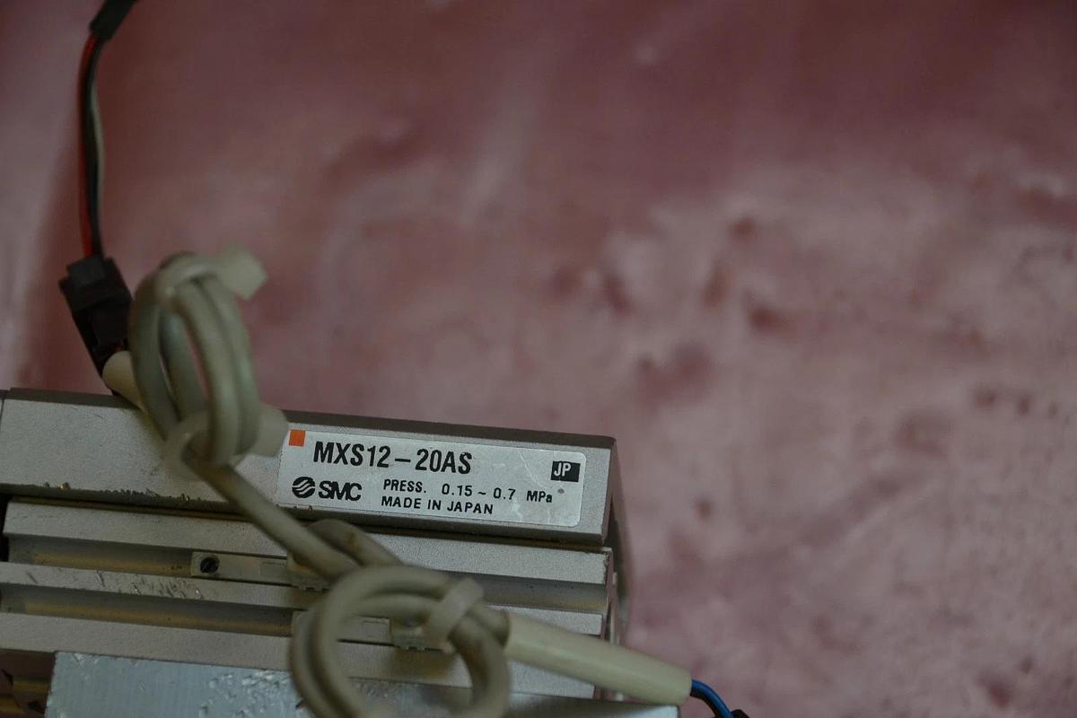 Used SMC CYLINDER SLIDE TABLE MXS12-20AS MXS12 20AS MXS1220AS