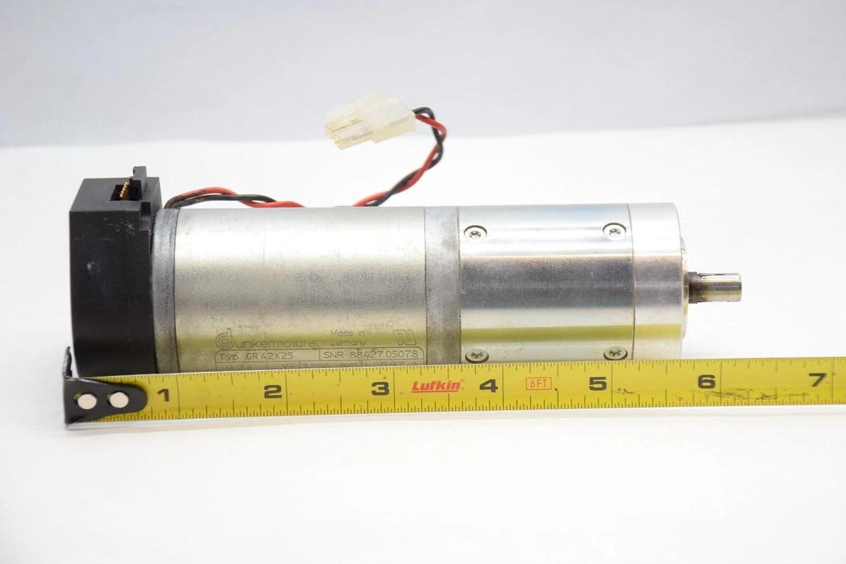 Used DUNKERMOTOREN GR42X25 , RE20-2-200S 3750rpm 0.97A Gear Motor