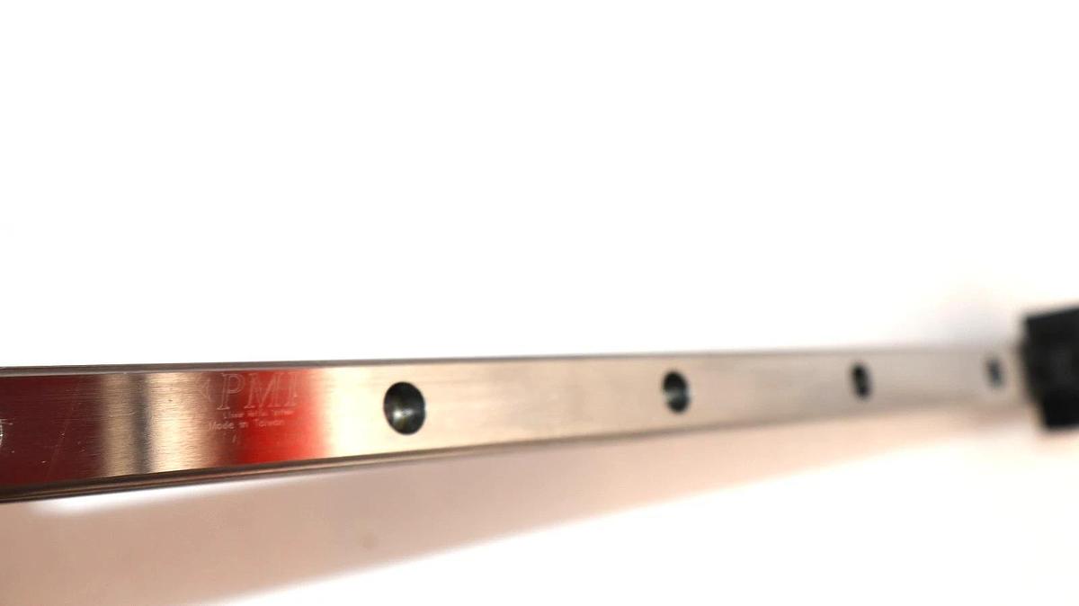 Used PMI MSB150 16" Slide 15mm With (2) MSB15SSSFC Linear Slide Bearings