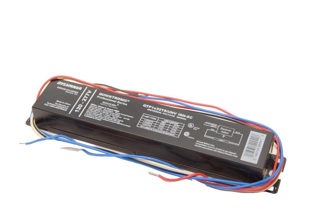 (NEW) SILVANIA QTP1x32T8/UNV ISN-SC 120-277V Quicktronic Ballast
