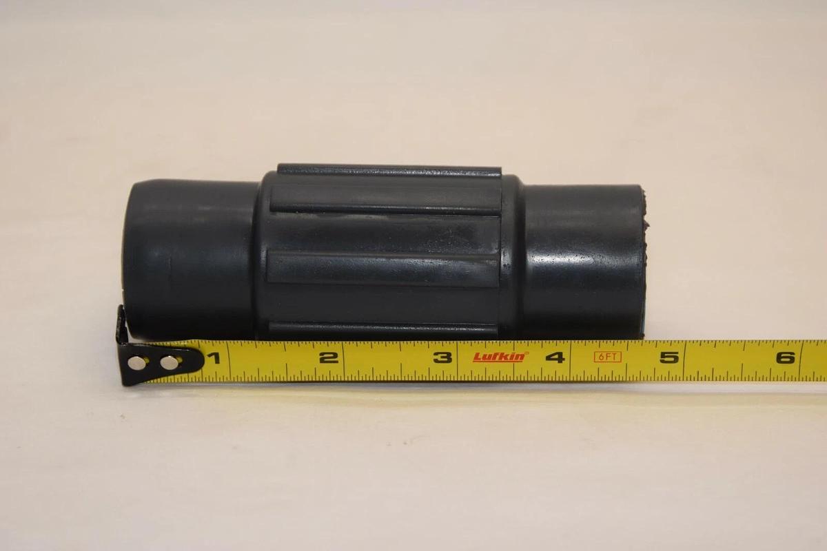 (NEW) Plasti-Bond Red H2OT 1" Coated Conduit Body Straight Fitting