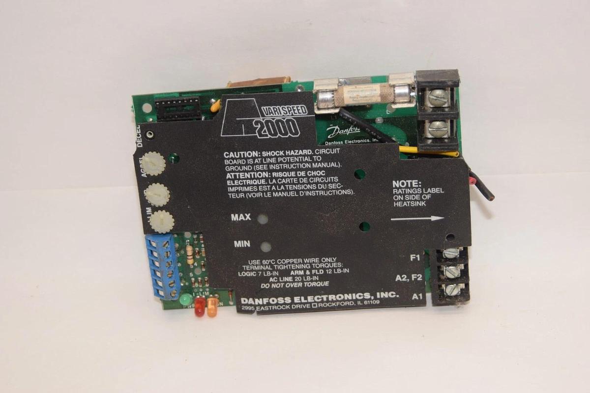 Used DANFOSS ELECTRONICS A2000 Varispeed Control Board