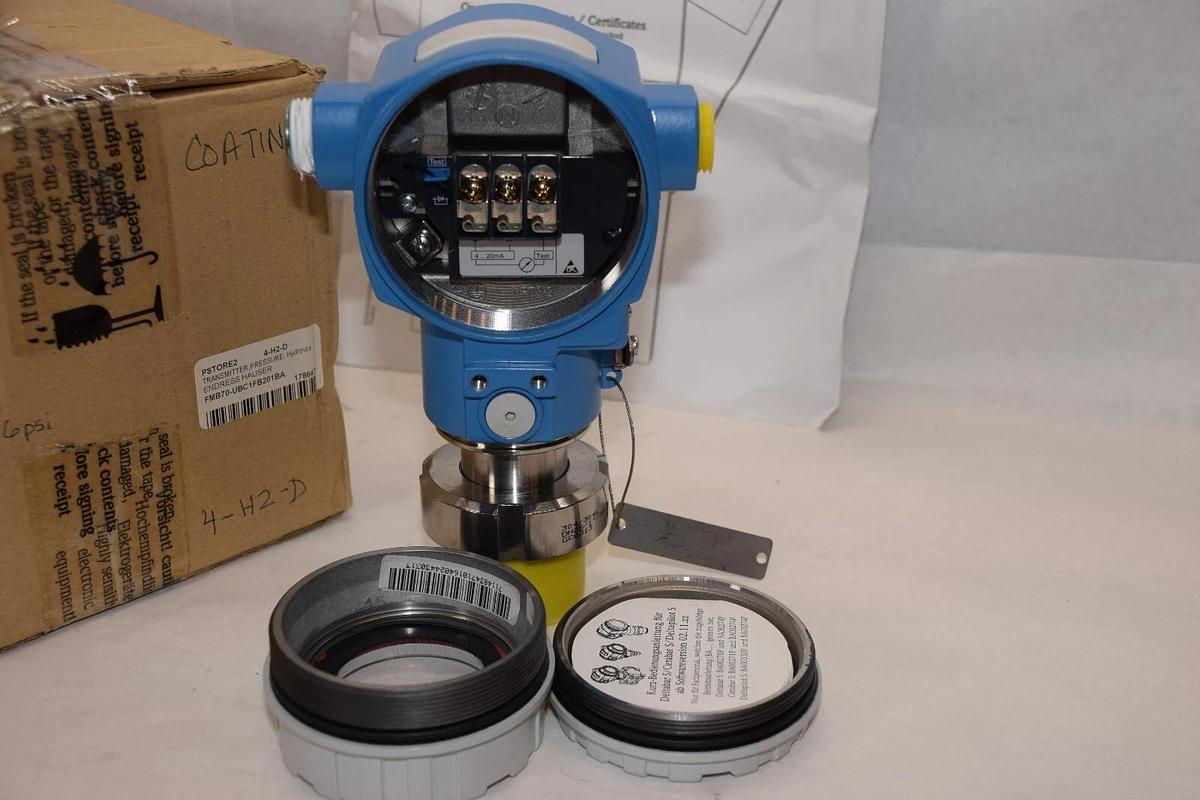 (NEW) ENDRESS + HAUSER FMB70-UBC1FB201LBA# 79.5psi Deltapilot S Pressure Sensor