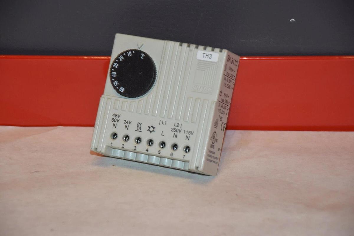 Used (LOT OF 2) RITTAL SK 3110 SK3110 10(4)A 30W TEMPERATURE CONTROL SWITCH