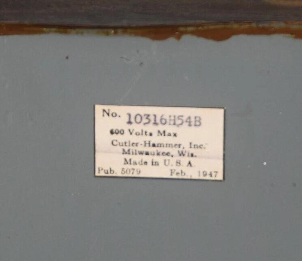 (NEW) CUTLER HAMMER 10316H54B Rotating Shaft Limit Switch (vintage 1947)