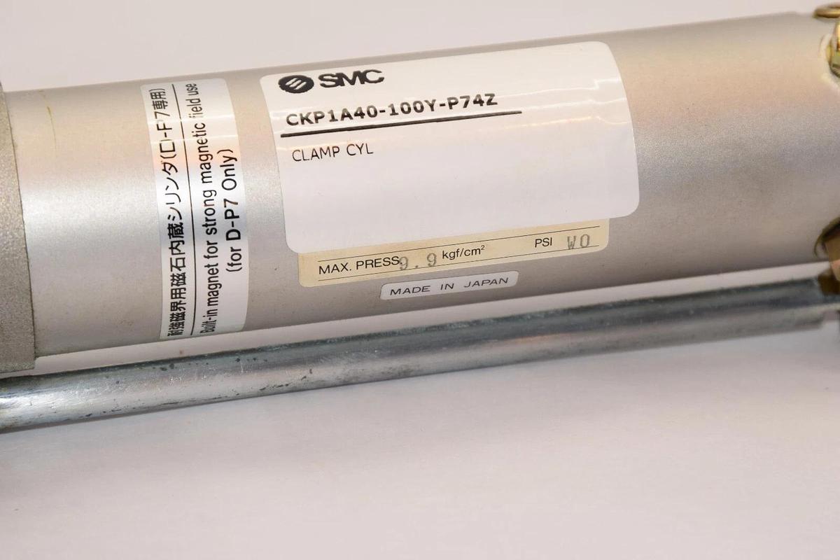 (NEW) SMC CKP1A40-100Y-P74Z 9.9kgf/cm² Clamp Cylinder