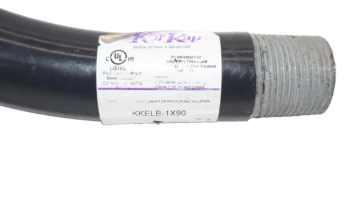 Kor Kap KKELB-1X90 1" x 90° Rigid Conduit Elbow Fitting (New)