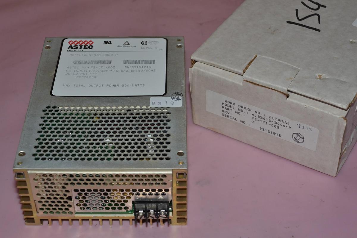 ASTEC ALS301C-3000-P ALS301C3000P 115/230V 50/60Hz 300W POWER SUPPLY NEW